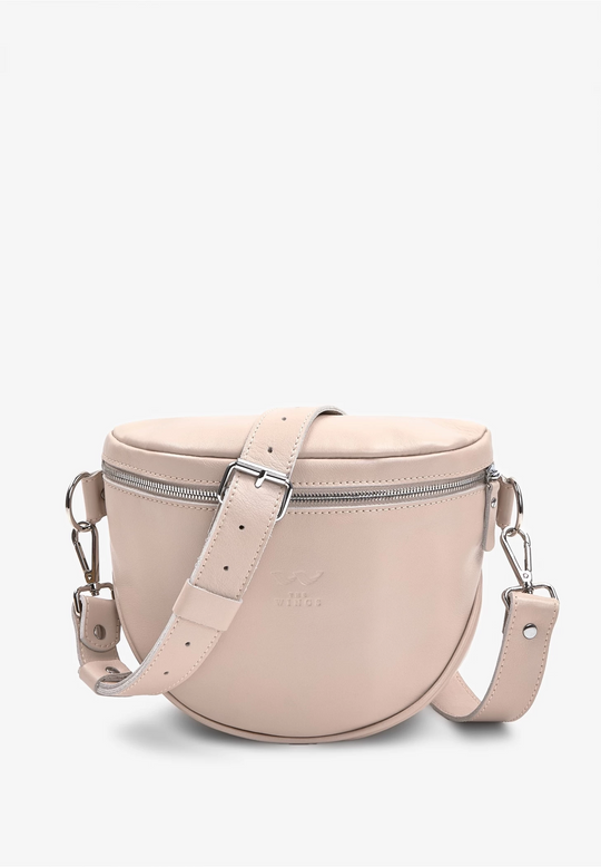 Leather Waist Crossbody Bag – Compact and Hands-Free - Leather Purse Backpack
