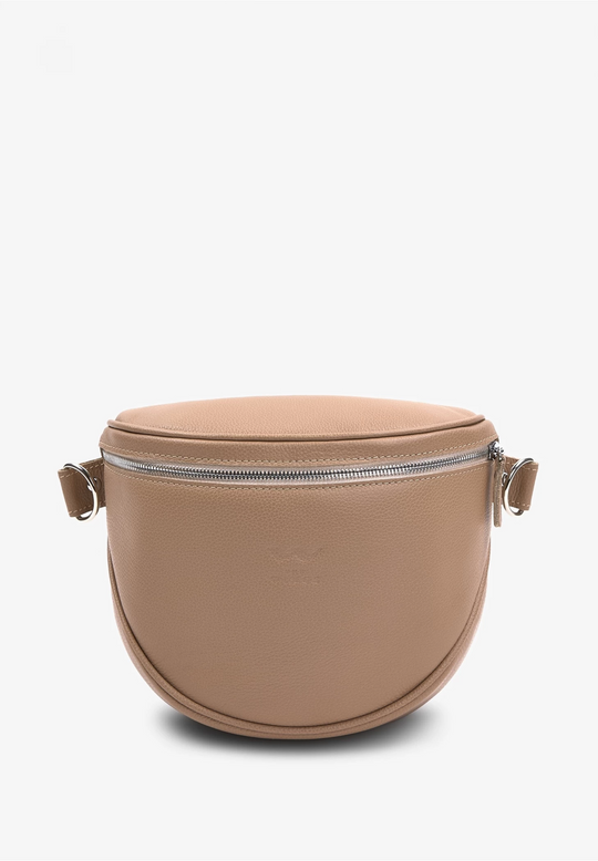 Leather Belt Crossbody Bag – Versatile and Stylish Design - Leather Purse Backpack