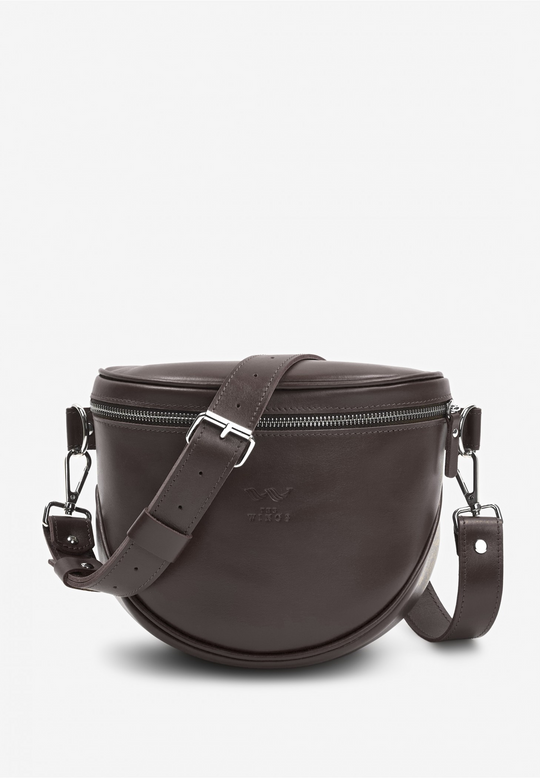 Leather Waist Crossbody Bag – Compact and Hands-Free - Leather Purse Backpack
