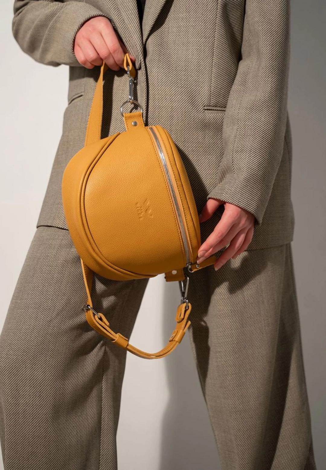 Leather Belt Crossbody Bag – Versatile and Stylish Design - Leather Purse Backpack