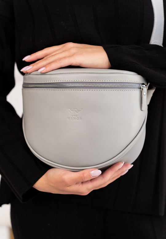 Leather Waist Crossbody Bag – Compact and Hands-Free - Leather Purse Backpack