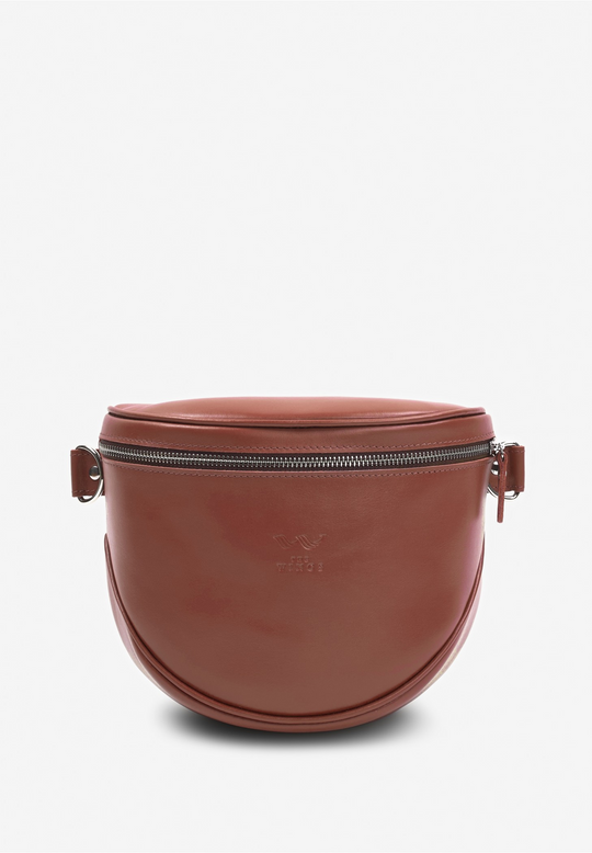 Leather Waist Crossbody Bag – Compact and Hands-Free - Leather Purse Backpack