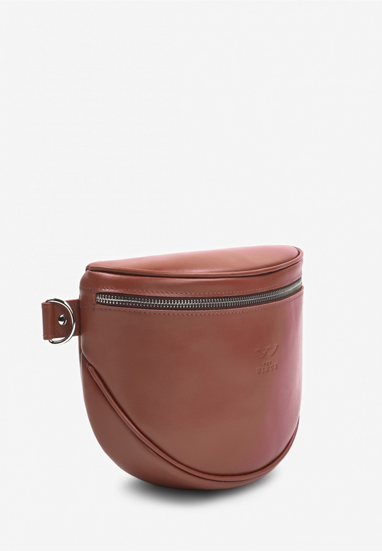 Leather Waist Crossbody Bag – Compact and Hands-Free - Leather Purse Backpack