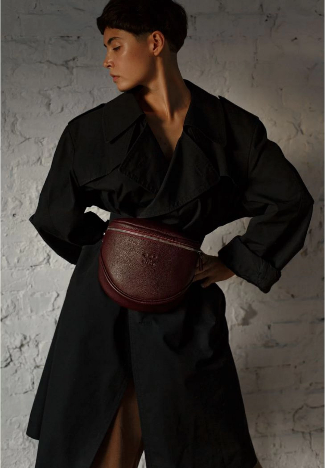 Leather Belt Crossbody Bag – Versatile and Stylish Design - Leather Purse Backpack