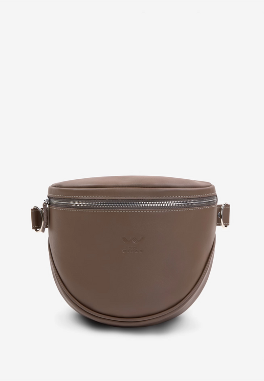 Leather Waist Crossbody Bag – Compact and Hands-Free - Leather Purse Backpack