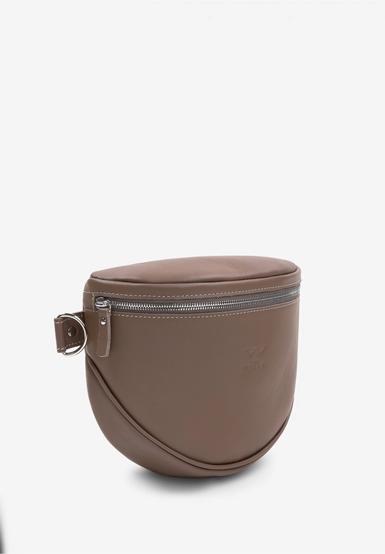 Leather Waist Crossbody Bag – Compact and Hands-Free - Leather Purse Backpack
