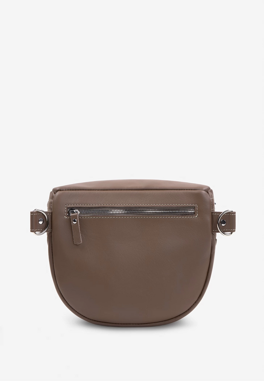 Leather Waist Crossbody Bag – Compact and Hands-Free - Leather Purse Backpack