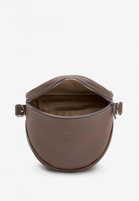 Leather Waist Crossbody Bag – Compact and Hands-Free - Leather Purse Backpack