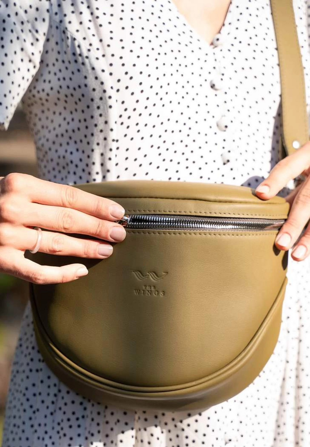 Leather Waist Crossbody Bag – Compact and Hands-Free - Leather Purse Backpack