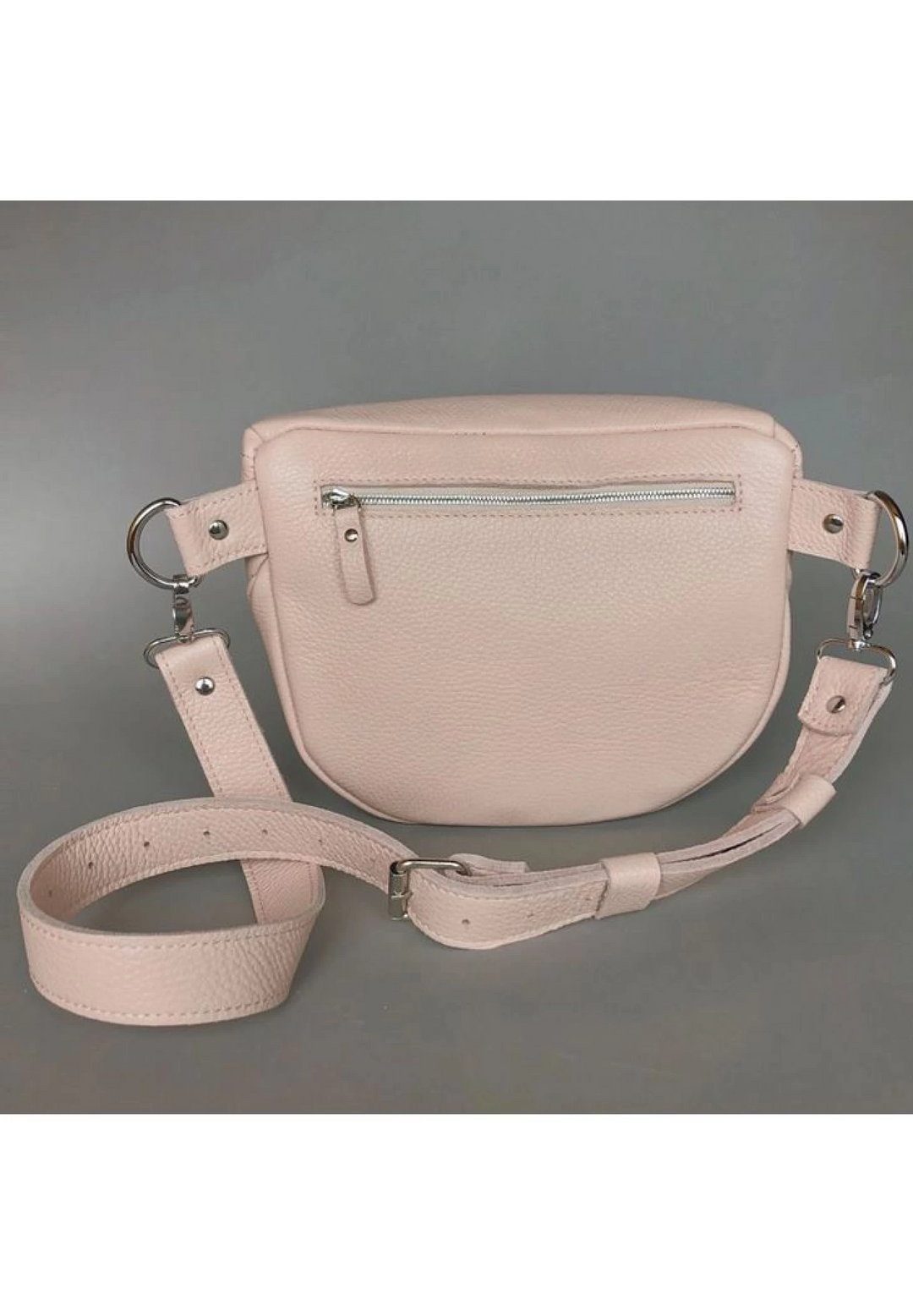 Leather Belt Crossbody Bag – Versatile and Stylish Design - Leather Purse Backpack