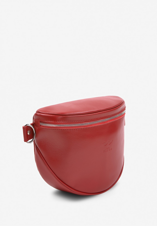 Leather Waist Crossbody Bag – Compact and Hands-Free - Leather Purse Backpack