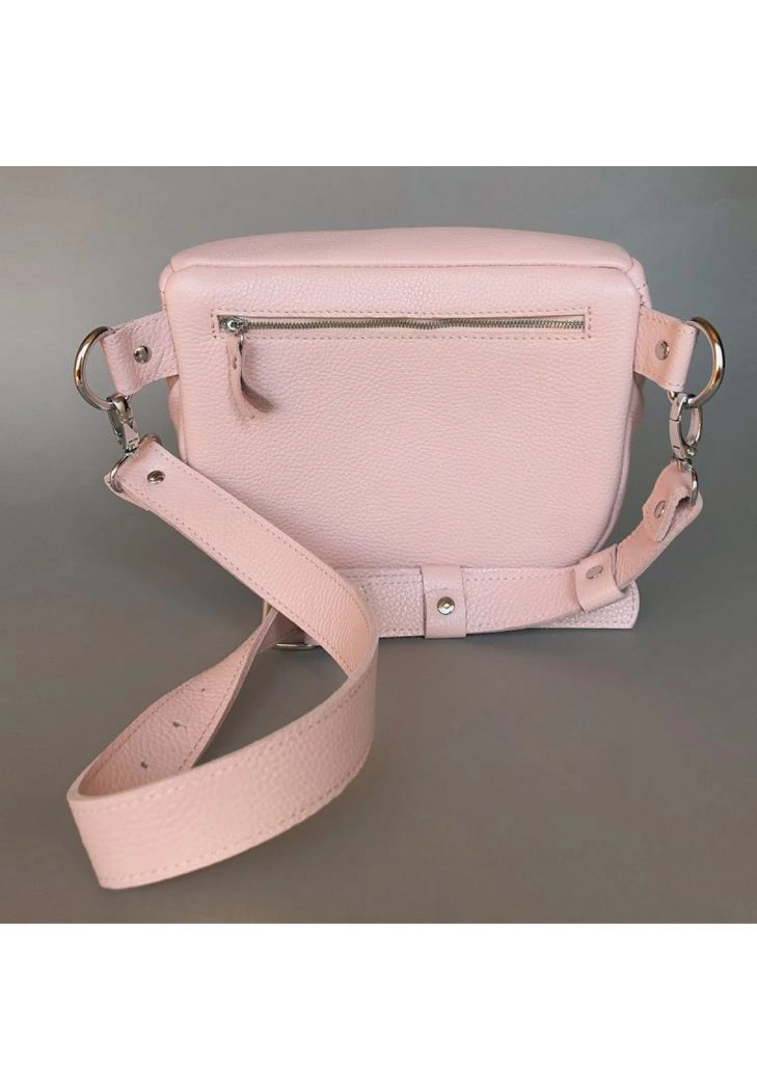 Leather Belt Crossbody Bag – Versatile and Stylish Design - Leather Purse Backpack