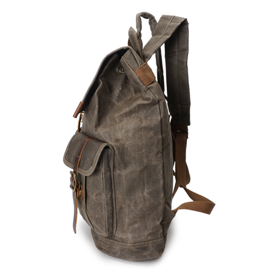 Stylish Vintage Rucksack with Durable Fabric and Timeless Appeal - Leather Purse Backpack