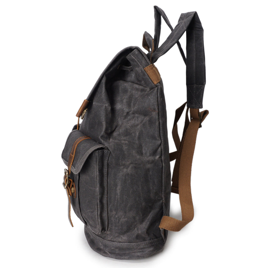 Stylish Vintage Rucksack with Durable Fabric and Timeless Appeal - Leather Purse Backpack