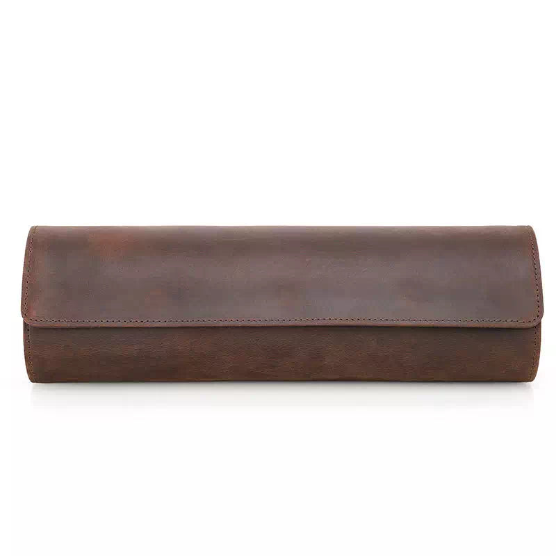 Trendy leather watch storage pouch