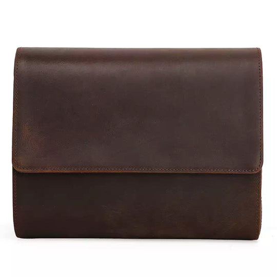 Leather watch roll case