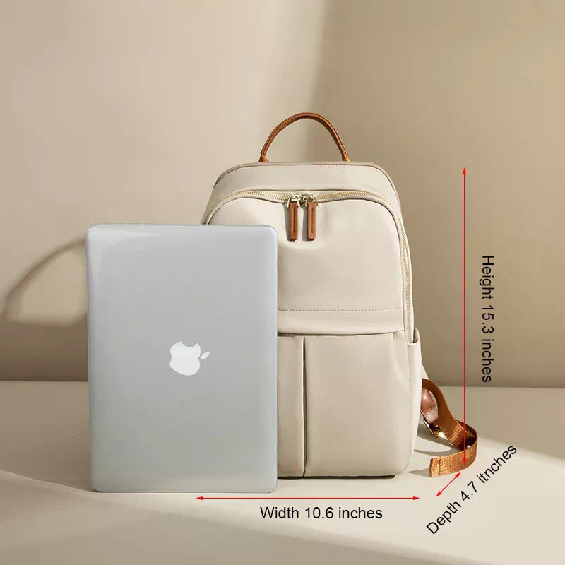 Chic laptop backpack for professional women