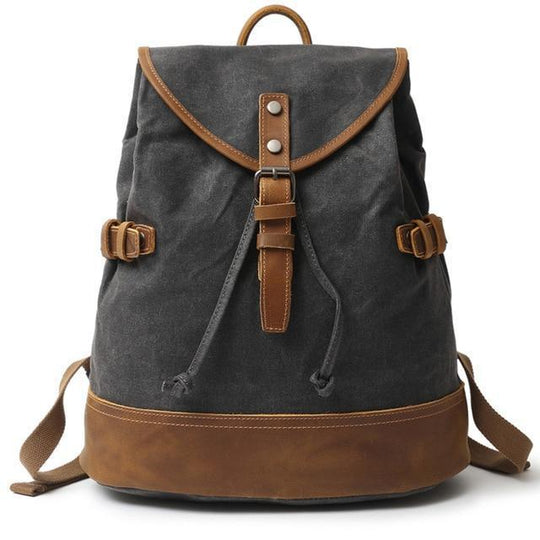 Versatile Women’s Canvas Backpack for Work and Play - Leather Purse Backpack