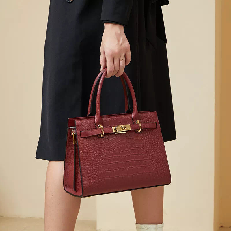 Reviews of Women's Luxury Middle Size Top Handle Satchel Bags