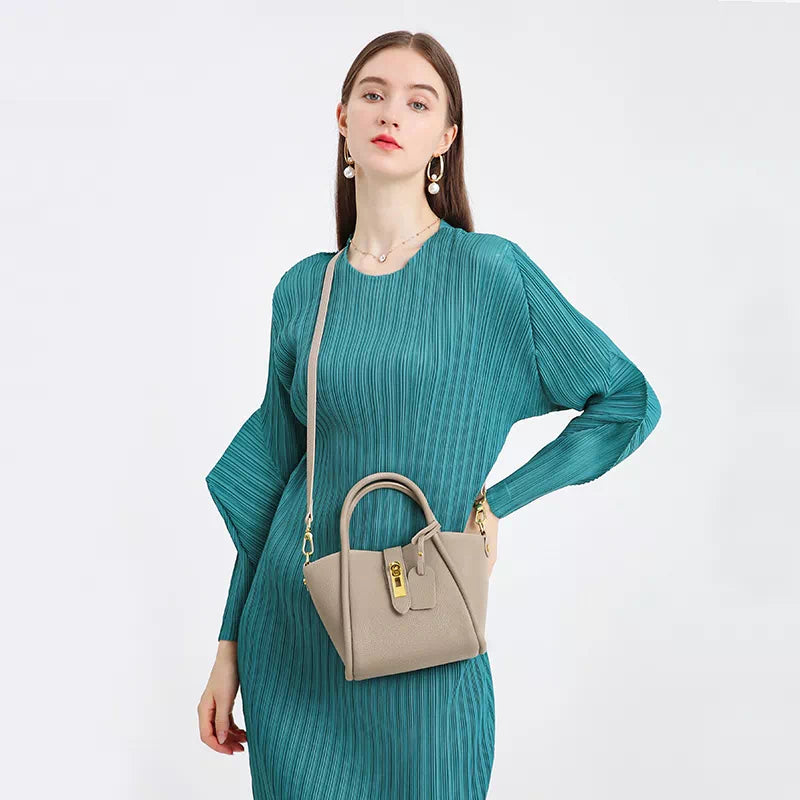 Timeless top handle satchel for ladies