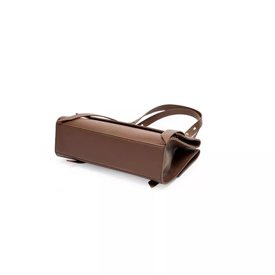 Women's Leather Shoulder Bag, Brown - Leather Purse Backpack
