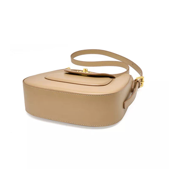 Reviews of women's high-quality leather shoulder saddle bags