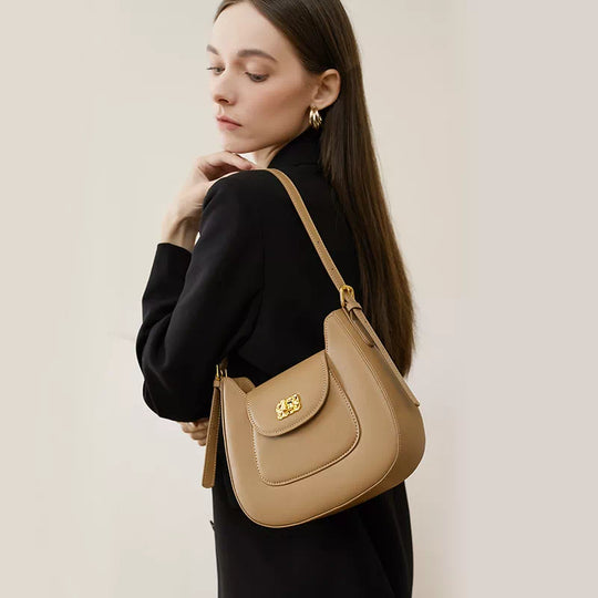 Women Leather Shoulder Bag - Leather Purse Backpack