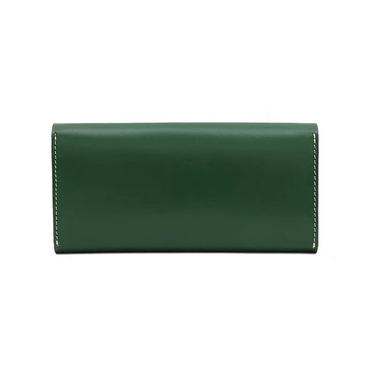 Women's Snap Leather Wallet - Leather Purse Backpack