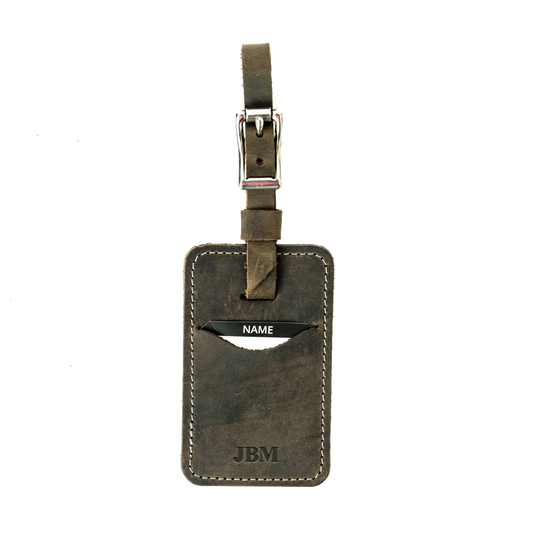 Leather Luggage Tag