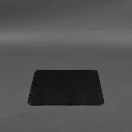 brown leather mouse pad