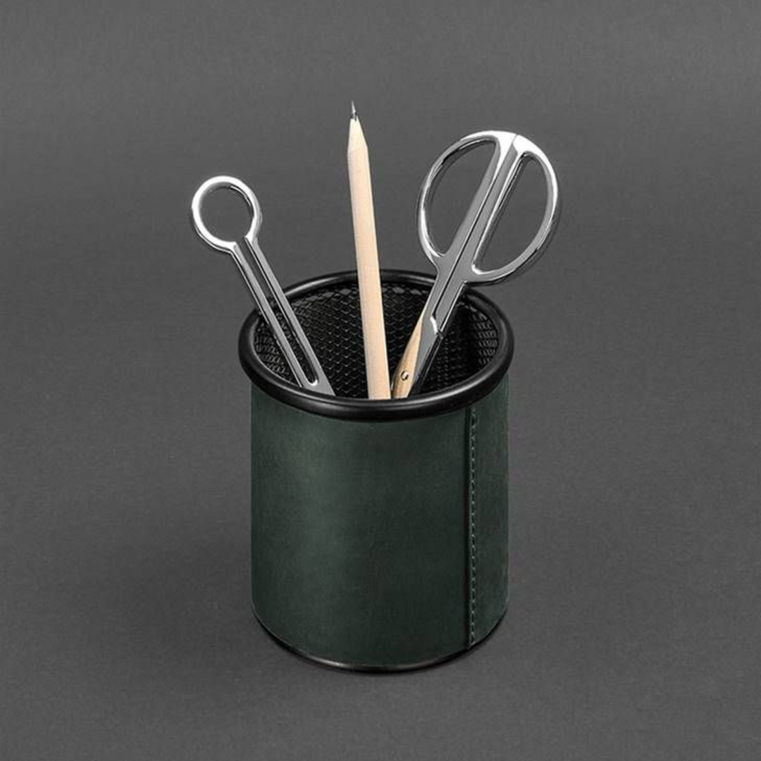 leather pen holder for desk