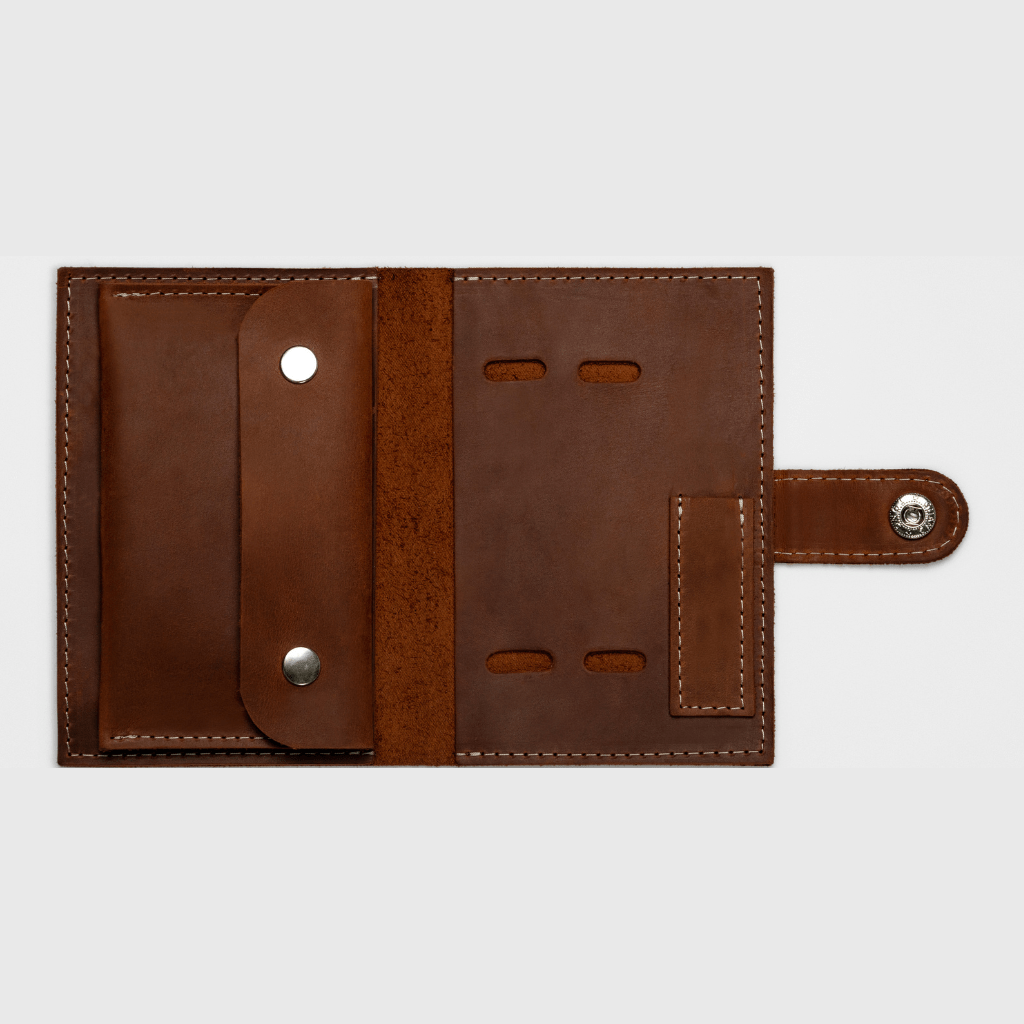 handmade leather watch case