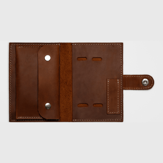 handmade leather watch case