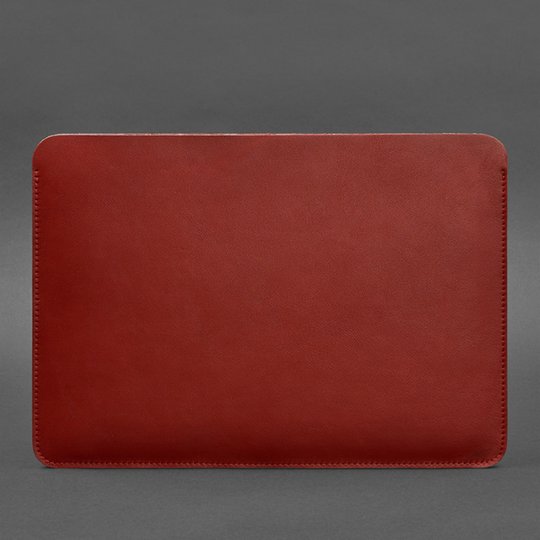 Quality leather sleeve macbook case