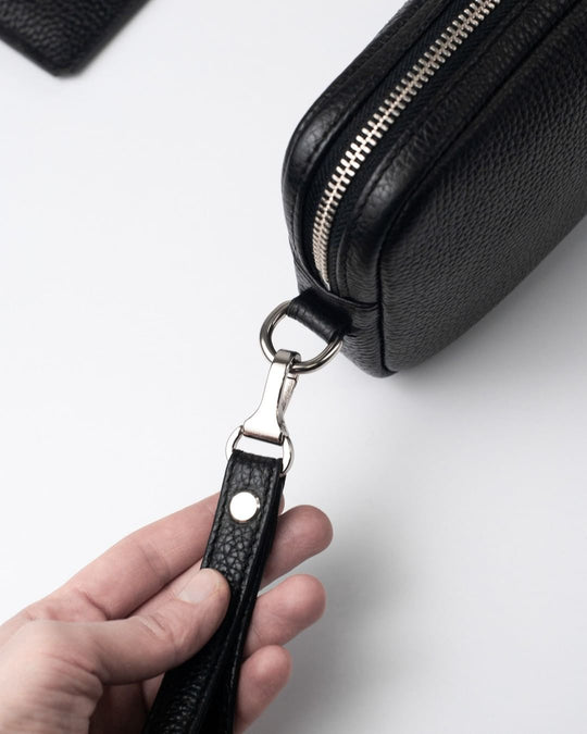 Mens long wallet with chain