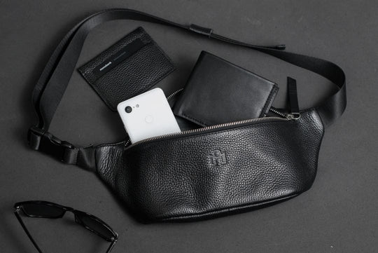 Mens Hip Bag Leather