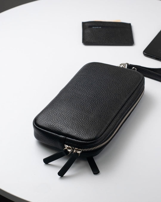 Mens long wallet with chain