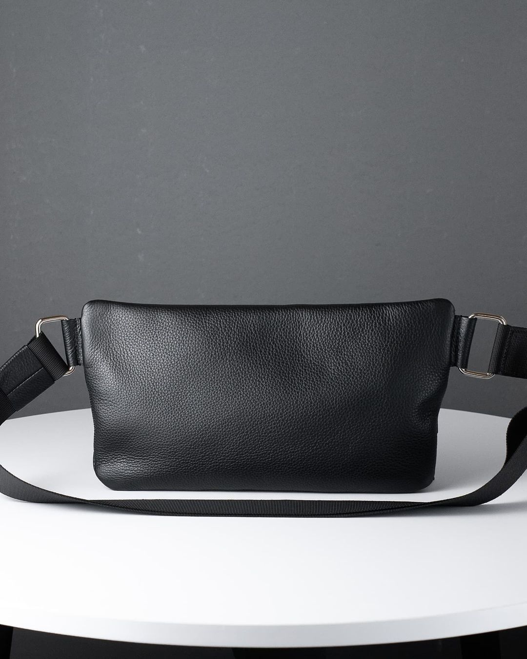 Phone Bag Leather Black