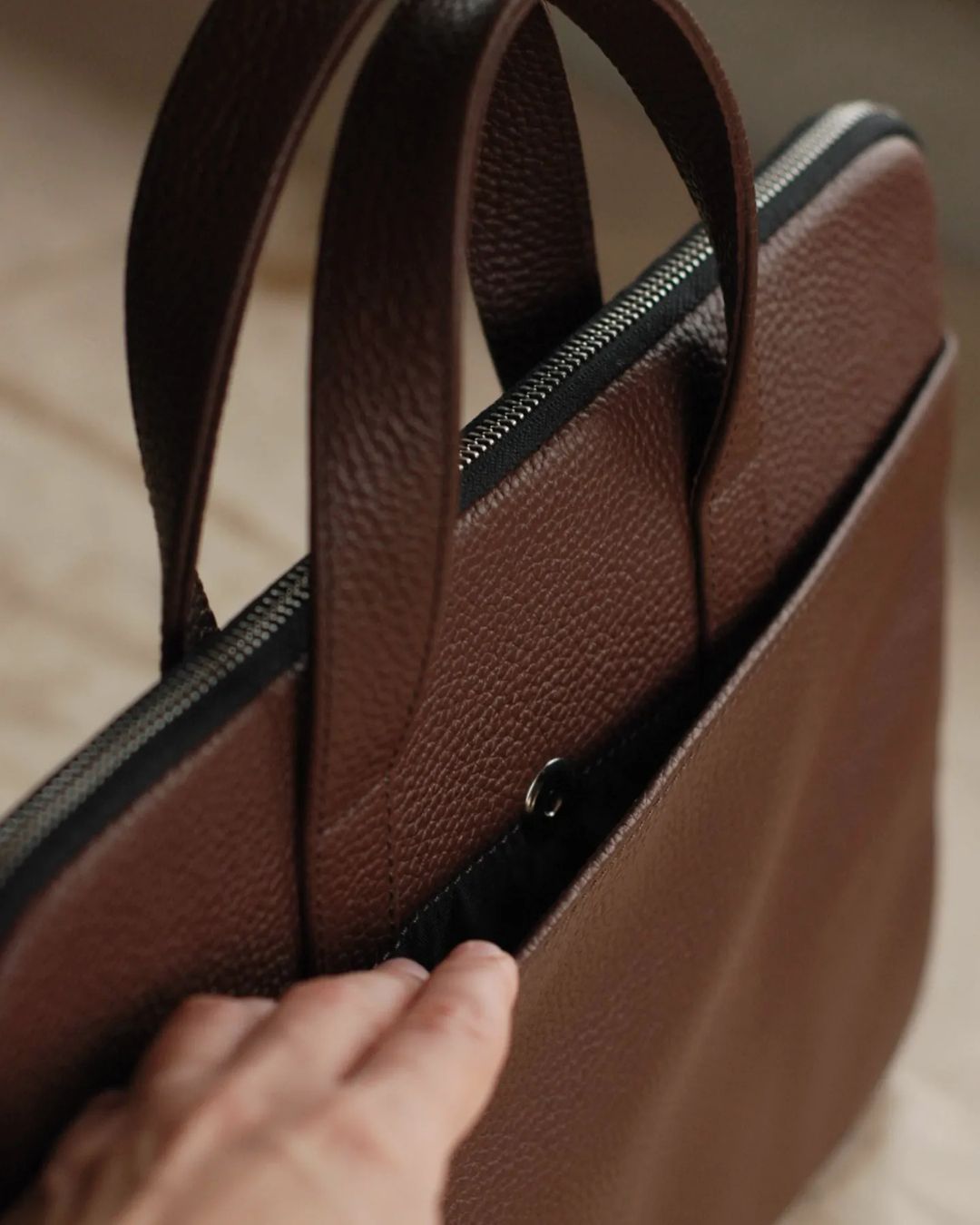 Laptop Bag For MacBook Briefcase, Leather Case For MacBook - Leather Purse Backpack