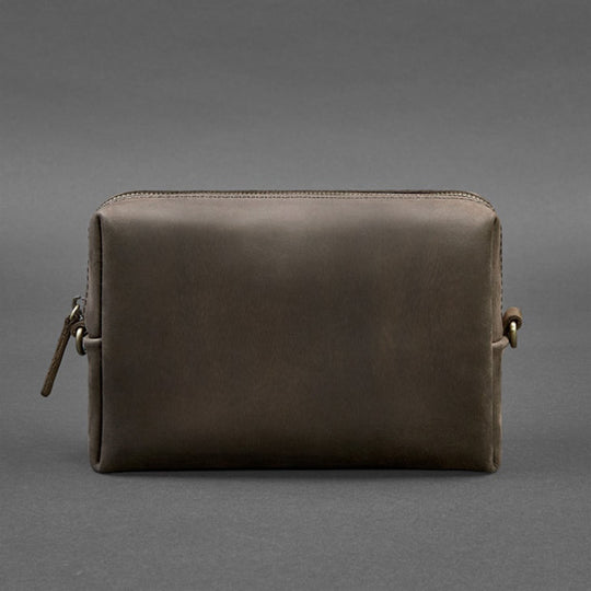 Makeup case with zipper and handles