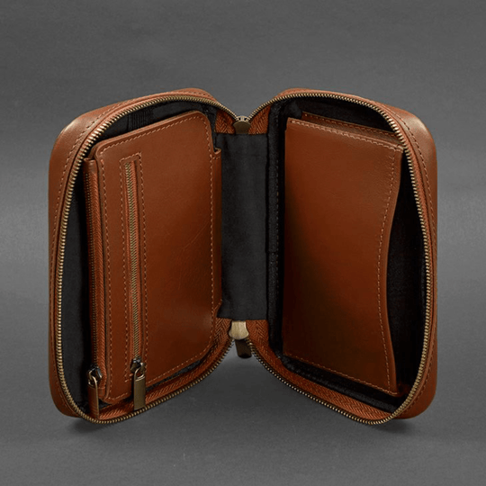 Leather washroom Bag For Men