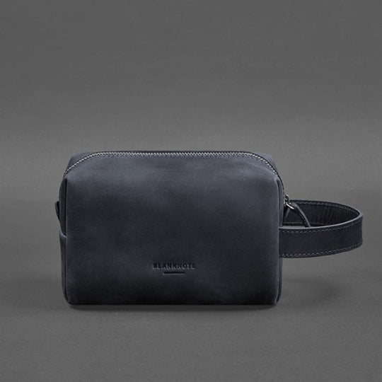 Large Makeup Bag, Handmade Travel Makeup Pouch - Leather Purse Backpack