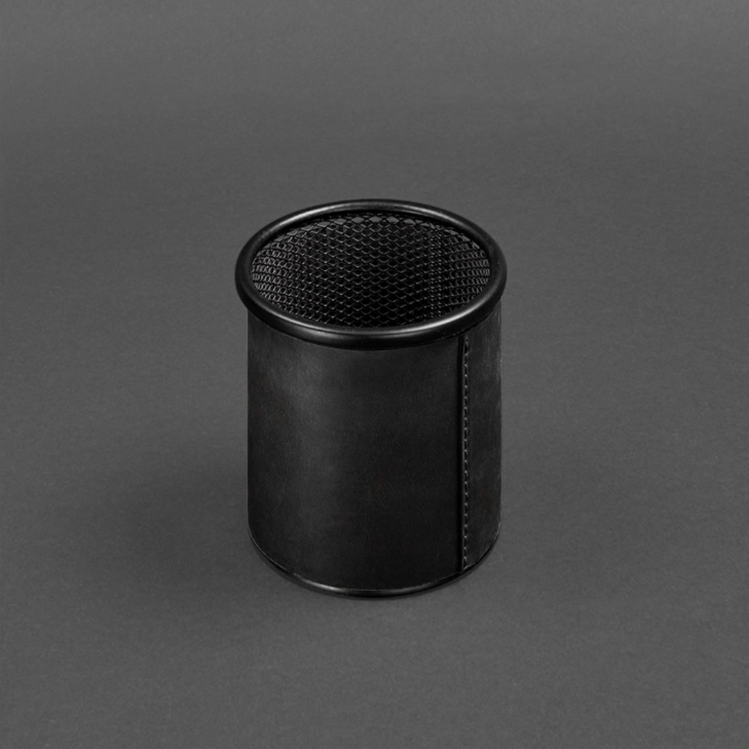 holder for desk leather pen