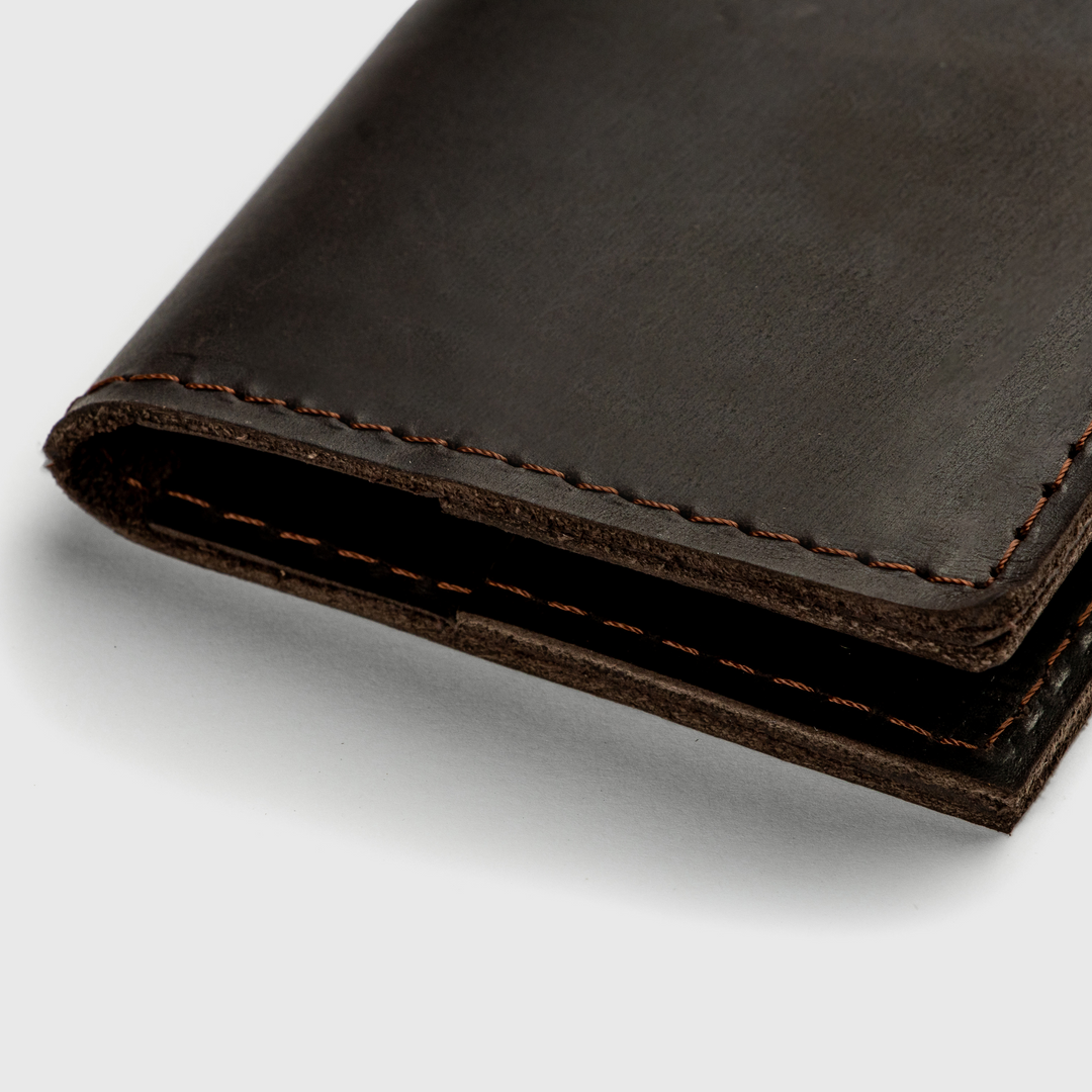 leather brown wallet
