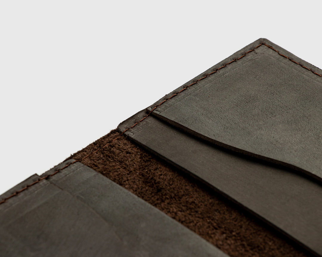 leather slim wallet