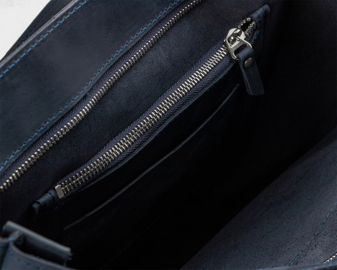 Personalized Leather Tote Bag