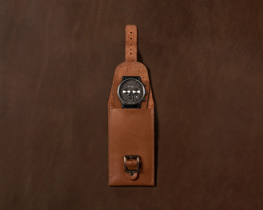 Leather Pouch Watch