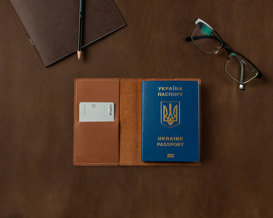 Leather Passport Wallet