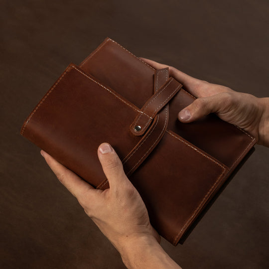 Leather Sketchbook Cover