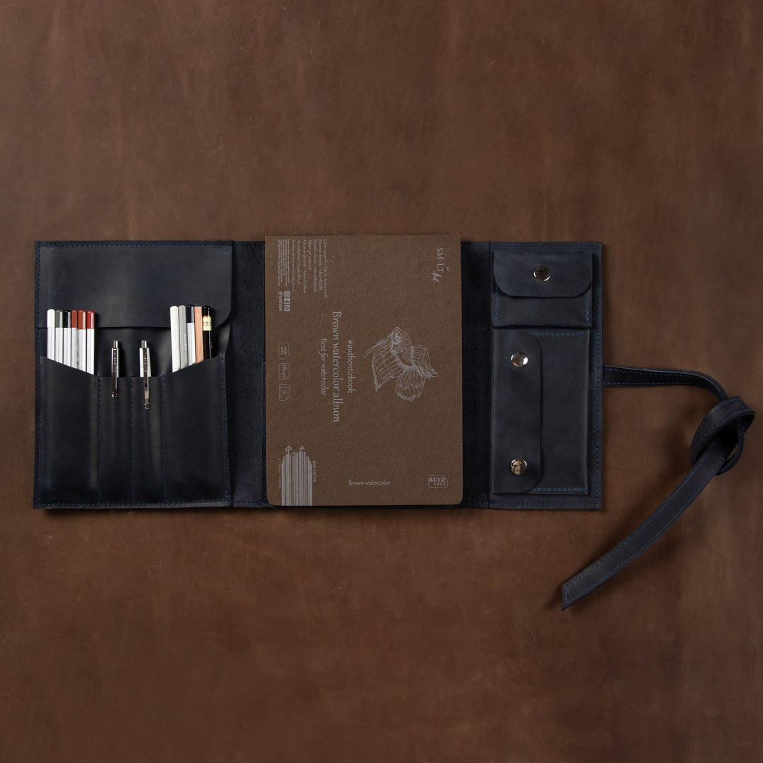 Leather Sketchbook Cover